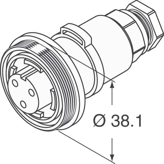 PX0821/S Bulgin  Circular Connector Housings